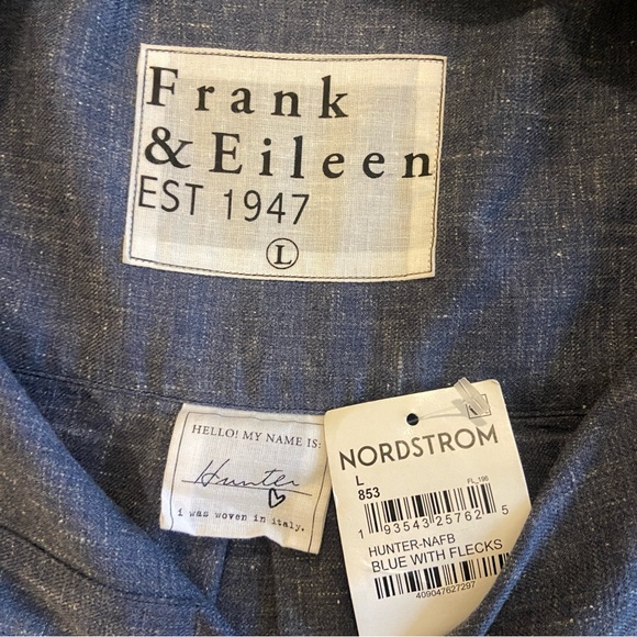 NWT- Frank & Eileen Hunter shirt dress - Picture 3 of 5
